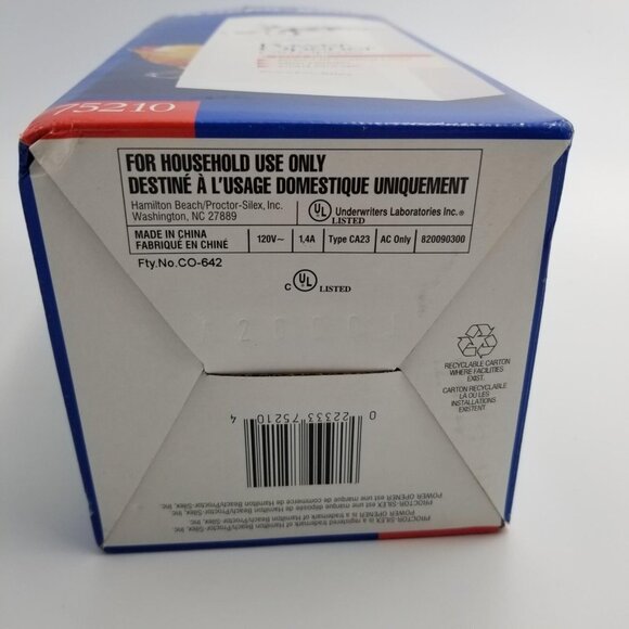 Vintage Proctor Silex Extra Tall Power Can Opener Model 75210 White New - Picture 4 of 5